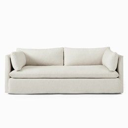 Sunday Home Inspiration – jane at home Restoration Hardware Cloud Couch, Restoration Hardware Sofa, Slip Cover Sofa, Restoration Hardware Cloud, Pure Salt Interiors, Deep Seated Sofa, Washable Slipcovers, Coastal Modern, Tent Sale