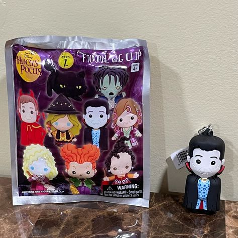 For Sale Is A Brand New In Package Disney Hocus Pocus 3d Figural Bag Clip - New For 2021 By Monogram From Series 2. This Was Sold At Spirit Halloween And Is Very Hard To Find. You Will Receive It Brand New In The Original Blind Bag Packaging. It Is One Of The 11 Figures. It Was Only Removed For The Photos. The Bag Clip / Keychain Features Dadcula - Dad The Pvc Figure Measures Approximately 3" Tall By 2" Wide At Widest Point. With Clip & Chain, 4 1/2" Comes From Smoke Free Home. Dalmatian Halloween, Nurse Halloween Costume, Pink Suspenders, Scarecrow Face, Up Halloween Costumes, Clip Keychain, Halloween Kit, Halloween Scarecrow, From Series