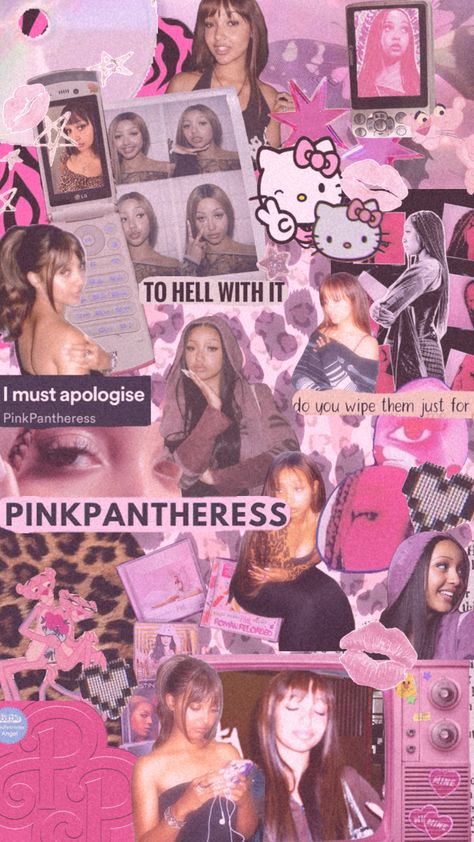 #pinkpantheress #pink #fyp Iphone Wallpaper Photos, Celebrity Wallpapers, Pink Panthers, Room Inspiration Bedroom, Aesthetic Collage, Fav Celebs, Pink Wallpaper, Music Poster, Graphic Poster