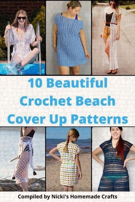 Beach Coverup Pattern, Crochet Beach Cover Up, Crochet Garments, Crochet Summer Dresses, Advanced Crochet, Crochet Cover, Amazing Crochet, Crochet Skirts, Beach Coverup Dress