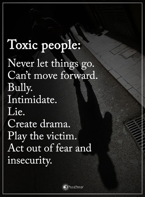 Toxic people Never let things go. Can't move forward. Bully. Intimidate. Lie. Create drama. Play the victim. Act out of fear & insecurity. Stringing People Along Quotes, Leave Me Out Of Your Drama Quotes, People Creating Drama Quotes, Intimidating People Quotes, Toxic People Playing Victim, People Who Create Drama Quotes, Creating Drama Quotes, People Are Disgusting, Toxic People Acting As A Victim