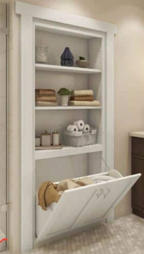 Recessed Shelf Bathroom, Built In Bathroom Storage Ideas, Built In Shower Storage, Bathroom Inset Shelves, Built In Storage Bathroom, Built In Shelves Bathroom, Bathroom Built In Shelves, Built In Bathroom Shelves, Recessed Shelves Bathroom