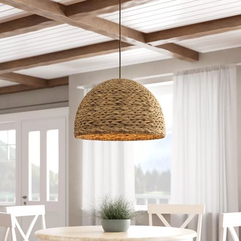 Bay Isle Home Franklin 1 - Light Single Dome Pendant | Wayfair Lake Condo, Condo Renovation, Shelter Island, Pool Table Lighting, Deco Luminaire, Hall Decor, Pool Light, Carriage House, Birch Lane