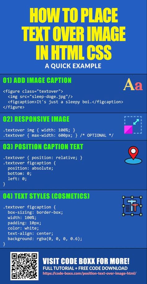 Text Over Image, Css Programming, Css Cheat Sheet, Learn Html And Css, Coding Jobs, Html Tutorial, Basic Computer Programming, Web Development Programming, Learn Javascript