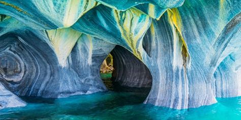 Marble Caves Chile, Marble Caves, Patagonia Chile, Kayak Tours, American Road Trip, South America Travel, Beautiful Places To Visit, Best Cities, Out Of This World