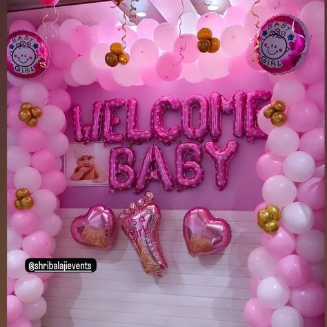 New Born Baby Girl Welcome Home Ideas, Welcome Home Baby Girl Decorations Decor, Welcome Baby Girl Decoration Ideas, Baby Girl Welcome Decoration Ideas Home, Welcome Baby Decoration Ideas At Home, Welcome Home Baby Ideas, Baby Girl Welcome Decoration, Baby Welcome Decoration Home, Welcome Baby Decoration Ideas