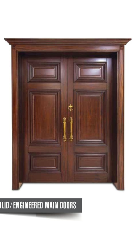 Classic Main Entrance Door Design, Door Design Entrance, Main Door Design Photos, Colonial Interior Design, Indian House Design, Wooden Double Doors, Kitchen Cabinetry Design, Crockery Unit Design, House Main Door