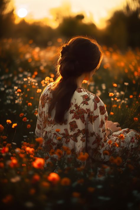 This art and corresponding merchandise is available at Zazzle. A digital rendering of a beautiful woman sitting in a field of wildflowers. digital rendering, beautiful woman, woman, flowers, field of wildflowers, nature, outdoors, scenic, feminine, serenity, relaxation, peace, tranquility, natural beauty, floral, colorful, vibrant, summer, spring, floral dress, sitting, contemplation, meditation, beauty, grace, enchanting, dreamy, ethereal, fantasy, romantic, captivating, harmony, peacefulness Woman Picking Flowers Painting, Woman In Garden, Sitting In A Field, Farm Dream, Study Mood, Blowing Dandelion, Field Of Wildflowers, Flowers Field, Digital Rendering