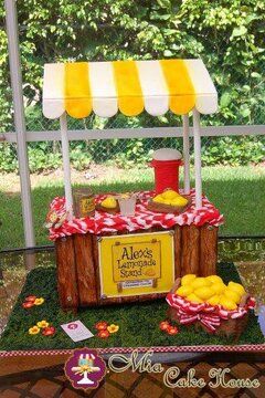 Store Decoration Ideas, Cake Supply Store, Lemonade Stand Party, Store Decoration, Lemon Dessert, Baking Decorating, Career Day, Cake Supplies, Cake Gallery