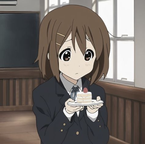 Yui K-on Icon, K On Pfp, K-on Icons, Yui Hirasawa, K On, Kawaii Core, Its Me, Cat Aesthetic, Anime Angel