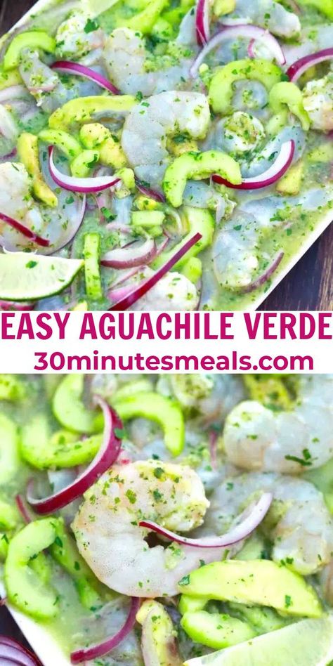 Aquachilies Recipe, Green Aguachile Recipe, Aguachile Recipe Shrimp, Scallop Aguachile, Aguachile Recipe Shrimp Rojo, Ribeye Aguachile, Wholesome Salads, Aguachile Recipe, Seafood Ideas