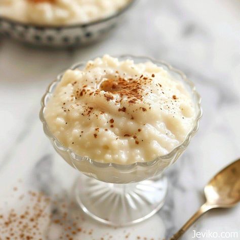 Homemade Tapioca Pudding Healthy Rice Pudding Recipe, Recipe For Rice Pudding, Arborio Rice Pudding, Best Rice Pudding, Best Rice Pudding Recipe, Rice Pudding Recipe Easy, Creamiest Rice Pudding Recipe, Easy Rice Pudding, Recipe For Rice