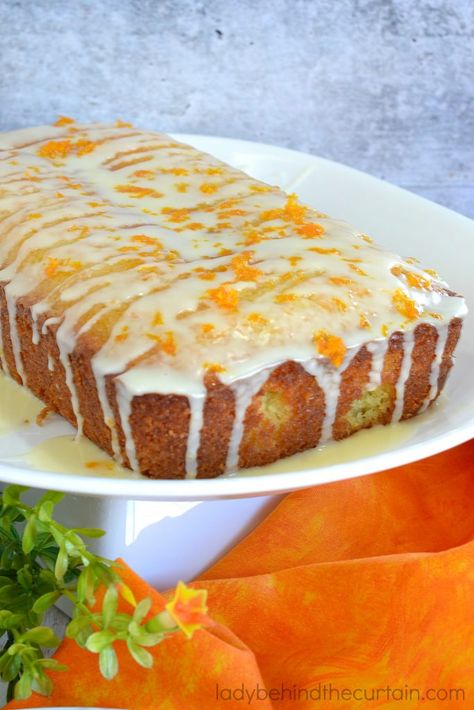 The Best Orange Pound Cake Orange Pound Cake, Moist Cake Recipe, Greek Cooking, Morning Snack, Different Cakes, Greek Food, Loaf Cake, Orange Cake, Almond Cakes