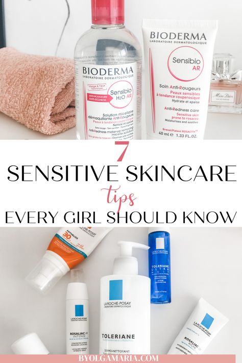 7 Must-Know Sensitive Skin Care Tips For Your Beauty Routine Sentive Skin Products, Best Sensitive Skin Care Products, Super Sensitive Skin Skincare, Face Care Routine For Dry Sensitive Skin, Best Cleanser For Sensitive Skin, Sensitive Skin Care Routine Products, Skin Care Routine For Sensitive Skin, Skin Care For Dry Sensitive Skin, Skin Care Routine Sensitive