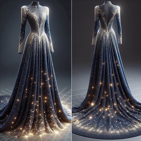 Perfect for fans of #acotar, this gorgeous #gown is on our production list- and on the wish lists of our friends! I don’t know about y’all, but the first time I read #acomaf I was utterly obsessed with the outfits of the Night Court, and to design ones of my own is a dream come true. If you want to see this made, don’t forget to support our #GoFundMe and #Shopify sites! We’re a one-(broke-)woman business and without your help our new products will remain beautiful on paper. #supportsmallb... Nesta Night Court Dress, Acotar Night Court Fashion, Night Court Dress, Starfall Acomaf, Feyre Dress, Velaris Starfall, Fae Ball, Starfall Ball, The Night Court