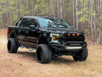 Custom F150, Ford F150 Lifted, F150 Lifted, Bronco Accessories, Big Ford Trucks, Rough Country Suspension, Ford Trucks F150, Cool Dirt Bikes, Lifted Ford