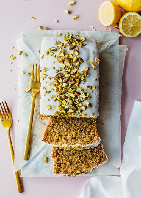 Pistachio & Cardamom Lemon Drizzle Cake - So Vegan Lemon Pistachio Cake, Pistachio Cardamom, Cardamom Cake, Cake Dip, Lemon Drizzle Cake, Drizzle Cake, Lemon Drizzle, Pistachio Cake, New Cookbooks