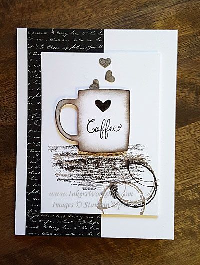 Coffee Themed Cards, Cafe Cards, Coffee Stamps, Chocolate Card, Coffee Theme, Coffee Cards, Marianne Design, Male Cards, Stamping Up