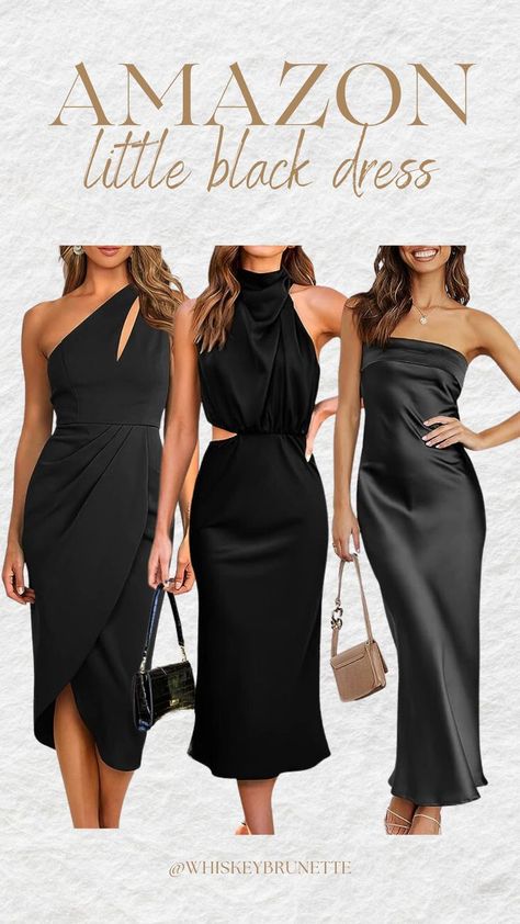 OBSESSED! So cute for a fall wedding guest dress too! amazon finds, amazon fashion, womens fashion, wedding guest fashion, black dress, fall fashion Fashion Wedding Guest, Wedding Guest Fashion, Fall Wedding Guest, Wedding Guest Style, Fall Wedding Guest Dress, Fashion Wedding, Fashion Black, Amazon Finds, Amazon Fashion