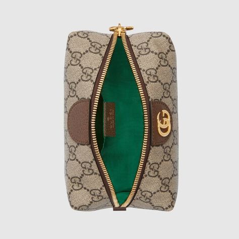 Shop the Brown GG Supreme Canvas Ophidia Cosmetic Case at GUCCI.COM. Enjoy Free Shipping and Complimentary Gift Wrapping. Luxury Travel Accessories, Gucci Makeup, Gucci Travel, Leather Travel Accessories, Gucci Pouch, Gucci Store, Gucci Gifts, Handbags Casual, Wallets For Women Leather