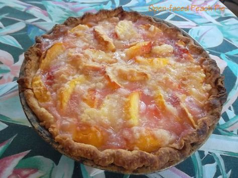 Yummy Pie, Peach Pie Recipe, Easy Peach Cobbler Recipe, Peach Pie Recipes, Fresh Whipped Cream, Sweet Bakes, Peach Cobbler Easy, Fresh Baked Cookies, Almond Extract