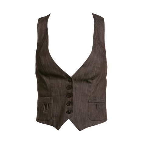 Charlotte Russe - Casual Tops: Vests# ❤ liked on Polyvore featuring outerwear, vests, vest, jackets, tops, chalecos, charlotte russe vest, brown vest, charlotte russe and brown waistcoat Vest Png, Brown Vest Women, Brown Waistcoat, Png Outfits, Vest Jackets, Brown Vest, Outfit Challenge, Vest Waistcoat, Punk Outfits