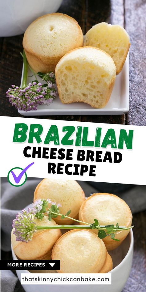 Brazilian Cheese Bread - Light as air cheese puffs that are perfect for snacks, breakfast or to accompany any meal. Naturally gluten-free and absolutely irresistible!! Brazillian Cheese Bread, Brazilian Bread, Brazilian Cheese Bread Recipe, Breakfast Biscuit Recipe, Brazil Food, Brazilian Cheese Bread, Best Homemade Bread Recipe, Savory Breads, Chicke Recipes