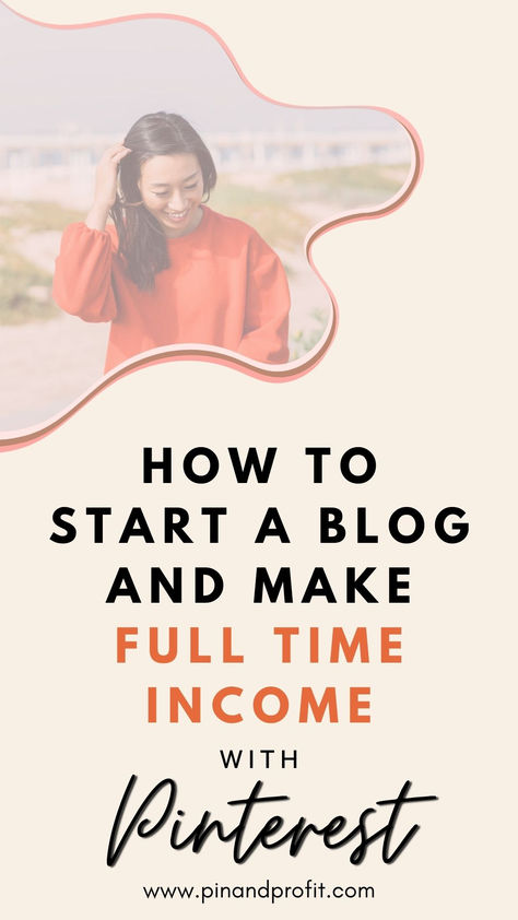 An image with a person looking down with headline how to start a blog and make full time income with Pinterest How To Blog And Make Money, Create A Blog, Blogging Ideas, Starting A Blog, Blog Income, Increase Website Traffic, Blog Seo, Blogging 101, Generate Income