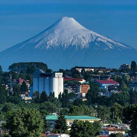 Osorno,Sur de Chile. Mount Rainier, Natural Landmarks, Travel, Nature