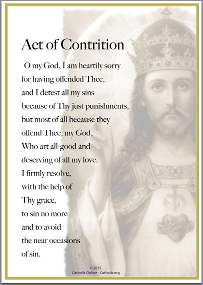 Act Of Contrition Prayer Catholic, Act Of Contrition Prayer, Act Of Contrition, Prayers Catholic, Rosary Prayers Catholic, Gk Chesterton, Catholic Beliefs, Apostles Creed, Catholic Family