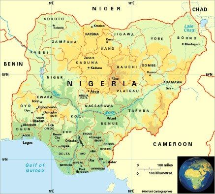 Nigeria-map Map Of Nigeria, Gas Plant, Nigeria Travel, Nigerian Culture, Nigeria Africa, Life Map, Tourist Sites, Lagos Nigeria, African History