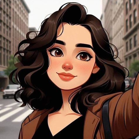 Plus Size Business Casual, ليلو وستيتش, Aesthetic Profile Picture Cartoon Soft, Plus Size Business, Digital Portrait Art, Illustration Art Girl, Disney Princess Pictures, Cute Cartoon Pictures, Pinturas Disney