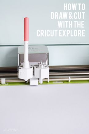 If you have a Cricut Explore you need to know How to Draw & Cut with the Cricut Explore! It's so FUN & easy to do. I've got the details on the blog. How To Draw With Cricut, Draw With Cricut, Circuit Drawing, Cricut Air 2, Cricut Explore Air Projects, Cricut Inspiration, Cricut Cuttlebug, Stamping Projects, Cricut Stencils