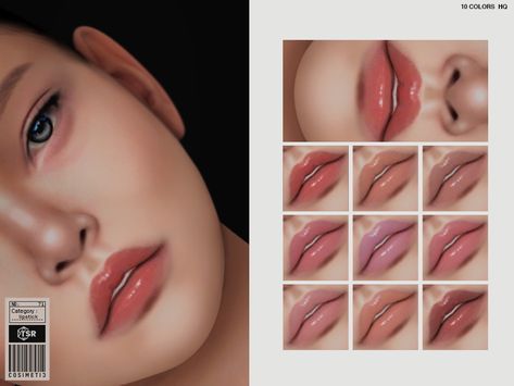 The Sims Resource Sims 4 Make Up, Sims Lipgloss Cc, The Sims Resource Lipstick, Sims 4 Cc Lipstick Natural, Sims 4 Cc Make Up Lipsticks, The Sims Resource Face Details, Sims4 Lipstick Cc, Sims 4 Cc Patreon Lipstick, Sims 4makeup Cc