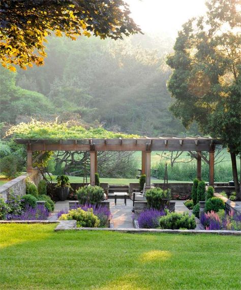 Sunken Garden, Garden Vines, Garden Photography, Backyard Garden Design, Pergola Patio, Beautiful Backyards, Garden Care, Perfect Garden, Gorgeous Gardens