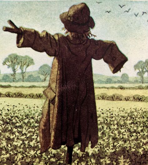 Ronald Lampitt, Scarecrow Drawing, Scarecrow Painting, Scarecrows For Garden, Fall Scarecrows, The Wonderful Wizard Of Oz, Autumn Scenes, Wizard Of Oz, Scarecrow