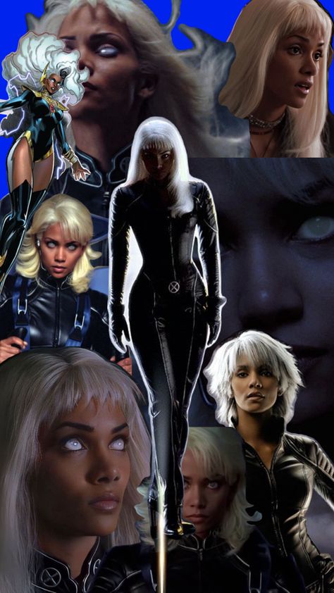 xmen, storm, halle berry Storm Halle Berry, Storm Halloween Costume, Halle Berry Storm, Xmen Storm, Storm Costume, Storm Xmen, X Men Costumes, Xmen Cosplay, Character Halloween Costumes