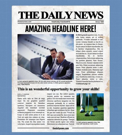 4 Page Microsoft Word Template by Newspaper Templates on @creativemarket Newspaper Article Template, Blank Newspaper, Newspaper Format, Newspaper Names, Article Template, Microsoft Word Free, Newspaper Layout, Newspaper Front Pages, Newspaper Template