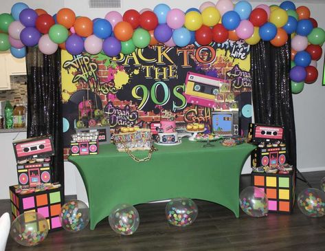 80s Pool Party, 80s Pool, 90s Theme Party Decorations, 90s Party Ideas, 90s Party Decorations, Throwback Party, 2000s Party, Pool Party Themes, 90s Theme Party