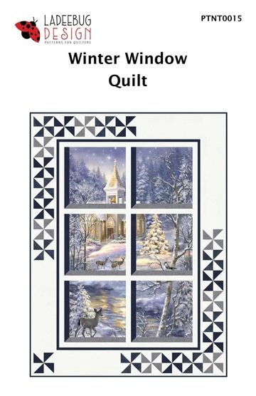 Ladeebug Design Attic Window Quilts, Window Quilt, Panel Quilt Patterns, Fabric Panel Quilts, Attic Window, Winter Window, Winter Quilts, Easy Craft Projects, How To Finish A Quilt