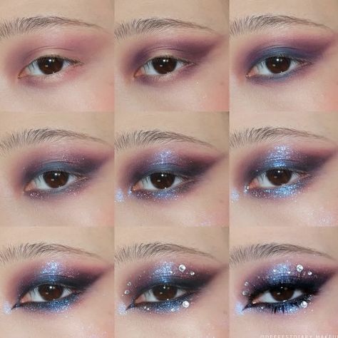 Funky Makeup, Bottom Lashes, Autumn Sky, Drag Make-up, Makeup Pictorial, Cute Eye Makeup, Graphic Makeup, Swag Makeup, Purple Makeup