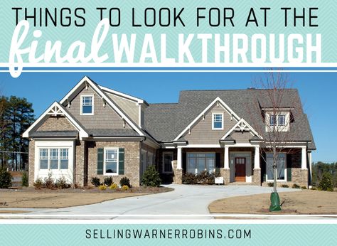 What to Look For At the Final Walk-Through via Anita Clark with Coldwell Banker SSK Realtors in Warner Robins GA. Final Walk Through, Storm Windows, Play Structure, Buying Process, Real Estate News, New Property, Real Estate Tips, Real Estate Buying, Coldwell Banker