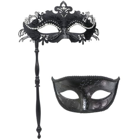 Black masquerade mask women