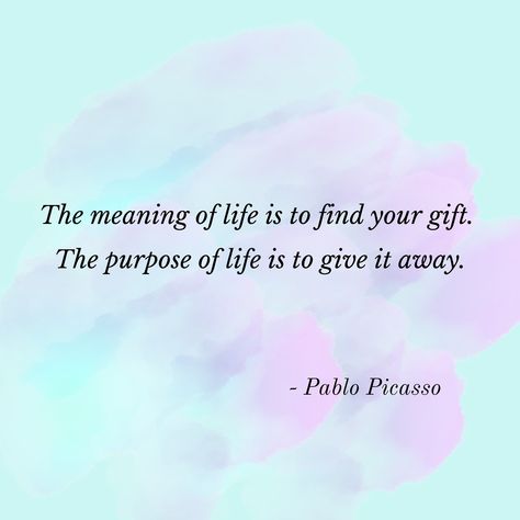 One of the most beautiful quotes about the purpose of life 💗 #purpose #purposefulliving #spiritualawakening #spiritualgrowth #personaldevelopment #grow #purposefullife #selfdevelopment #pablopicasso #quotes #famousquotes #inspiration #inspirationalquotes #motivation What Is My Purpose In Life Quote, Quotes About Purpose, The Most Beautiful Quotes, Life Purpose Quotes, Most Beautiful Quotes, Purpose Quotes, The Purpose Of Life, My Purpose In Life, Purpose Of Life