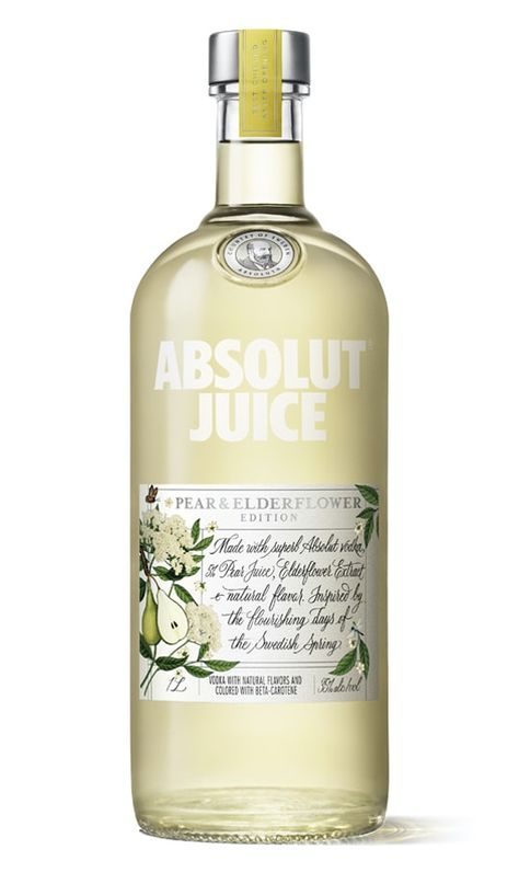 Premium Vodka, Pear Juice, Absolut Vodka, Mixed Drinks Recipes, Flavored Vodka, Wine And Liquor, Mixology, Mixed Drinks, Natural Flavors