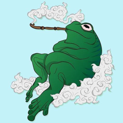 TK Designs on Instagram: “Spirit animal 🐸🌫 Smoking frog ✍🏽 follow for more big news in the pipeline ✌🏽 . . . . . . . . . . #design #art #fashion #love #style…” Frog Sitting Drawing, Cute Frogs Art, Frog Graffiti, Frog Character Design, Mary Core, Baby Grinch, Frog Drawing, Animal Doodles, Frog Design