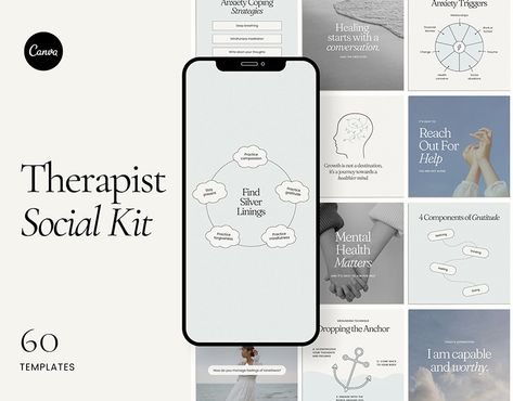 Therapist Social Media Posts | Images :: Behance Facebook Content, Instagram Square, Health Business, Social Media Templates, Coping Strategies, Cognitive Behavioral Therapy, Behavioral Therapy, Social Media Business, Coping Skills