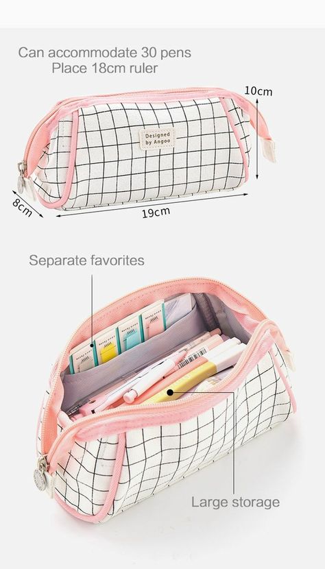 Carcase Iphone, Middle School Supplies, Cute Backpacks For School, Penyimpanan Makeup, School Suplies, School Pencil Case, Cute Pencil Case, Kawaii School Supplies, Cool School Supplies