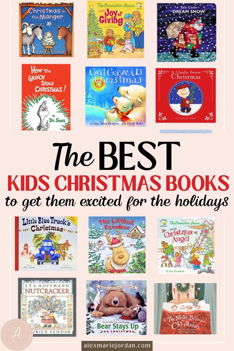 Best Christmas Books, Book Basket, Books For Toddlers, Christmas Books For Kids, Toddlers And Preschoolers, Preschool Christmas, Charlie Brown Christmas, Books For Kids, Christmas Bear