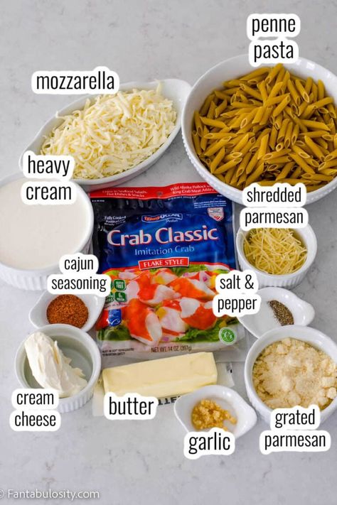 Crab And Spinach Pasta, King Crab Pasta Recipe, Imitated Crab Meals, Shrimp And Crab Meat Pasta, Things To Make With Crab Meat, Seafood Pasta Recipes Crab Meat, Dinner Ideas With Crab Meat, Imitated Crab Pasta Recipes, Recipes With Crab Meat Easy